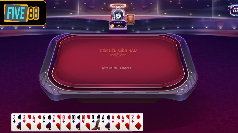 Tiến Lên Miền Nam Five88 - Game Đánh Bài Đổi Thưởng Hấp Dẫn Cho Người Việt Kinh nghiệm thắng lớn với Tiến lên miền nam Five88